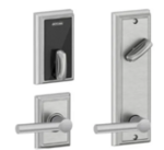 Schlage Electronic FE410FADD512BRW Control Smart Interconnected Lock UL Listed with Addison Trim and Broadway Lever with 5-1/2 Inch Bore Spacing