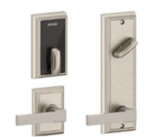 Schlage Electronic FE410FADD512NBK Control Smart Interconnected Lock UL Listed with Addison Trim and Northbrook Lever with 5-1/2 Inch Bore Spacing