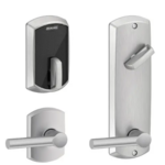 Schlage Electronic FE410FGRW512BRW Control Smart Interconnected Lock UL Listed with Greenwich Trim and Broadway Lever with 5-1/2 Inch Bore Spacing
