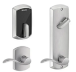 Schlage Electronic FE410FGRW512ACC Control Smart Interconnected Lock UL Listed with Greenwich Trim and Accent Lever with 5-1/2 Inch Bore Spacing
