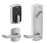 Schlage Electronic FE410FGRW512BRK Control Smart Interconnected Lock UL Listed with Greenwich Trim and Boardwalk Lever with 5-1/2 Inch Bore Spacing