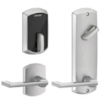 Schlage Electronic FE410FGRW512LON Control Smart Interconnected Lock UL Listed with Greenwich Trim and Longitude Lever with 5-1/2 Inch Bore Spacing