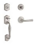Baldwin FDWESxFEDLTRR Reserve Westcliff Full Dummy Handleset with Federal Lever and Traditional Round Rosette for Left Handed Doors