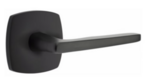 Emtek Hermes 5326 Brass Modern Privacy Leverset with Urban Modern Rosette for Right Handed Doors