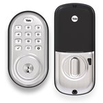 Yale Real Living YRD216-ZW2 Assure Push Button Deadbolt with Z-Wave