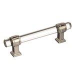 Amerock BP36654 3-3/4 Inch Center to Center Cabinet Pull from the Glacio Collection