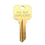 Ilco DNDSC1 Do Not Duplicate 5 Pin Key Blank with Schlage C Keyway *MUST BE PURCHASED IN MULTIPLES OF 50*