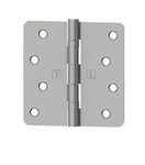 Hager RCBB17414 14 4" x 4" 1/4” Radius Full Mortise Residential Weight Ball Bearing Hinges (Sold as Pair) - * Not Returnable *
