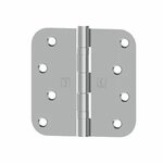 Hager RCBB18424 Pair of 4" x 4" 5/8” Radius Full Mortise Residential Weight Ball Bearing Hinges - * Not Returnable *