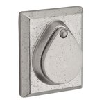 Baldwin SC.RSD.SMT Reserve Rustic Square Single Cylinder Deadbolt with SmartKey Cylinder